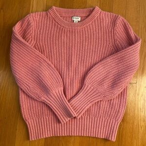 J. Crew Soft Pink Crew Neck Sweater